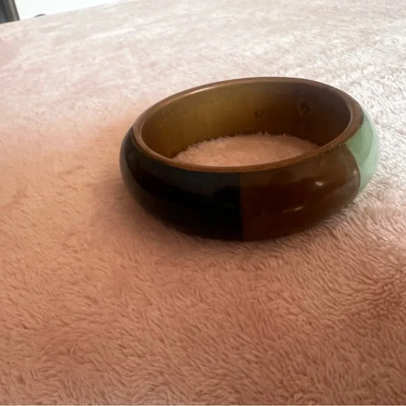 Multicolor Enamel Bangle Bracelet - Picture 9 of 9